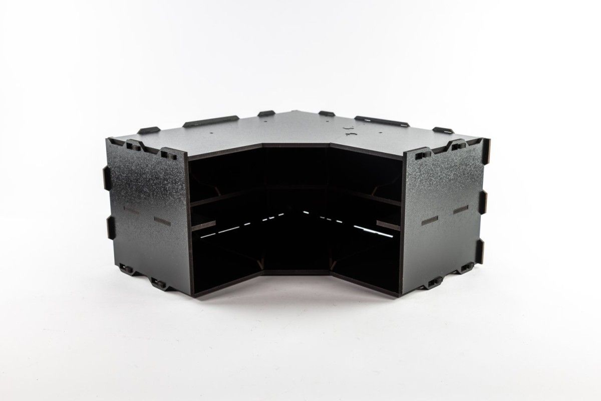 Kraken Black Rack Corner Shelf
