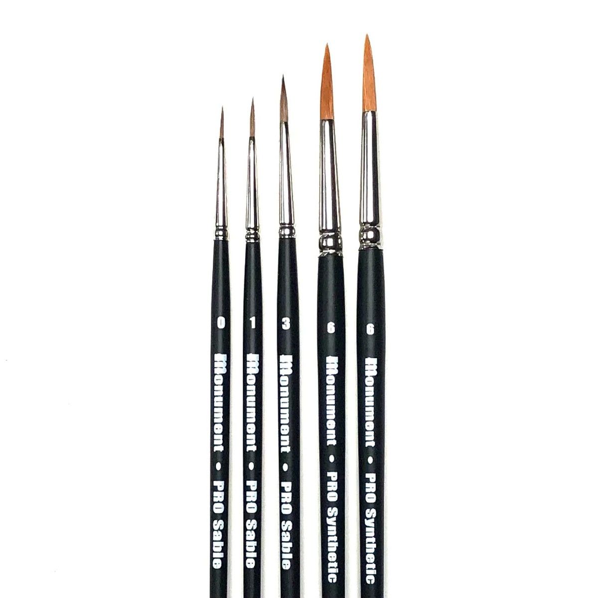 Monument Hobbies PRO Sable Sam Lenz Weapon Rack Brush Set