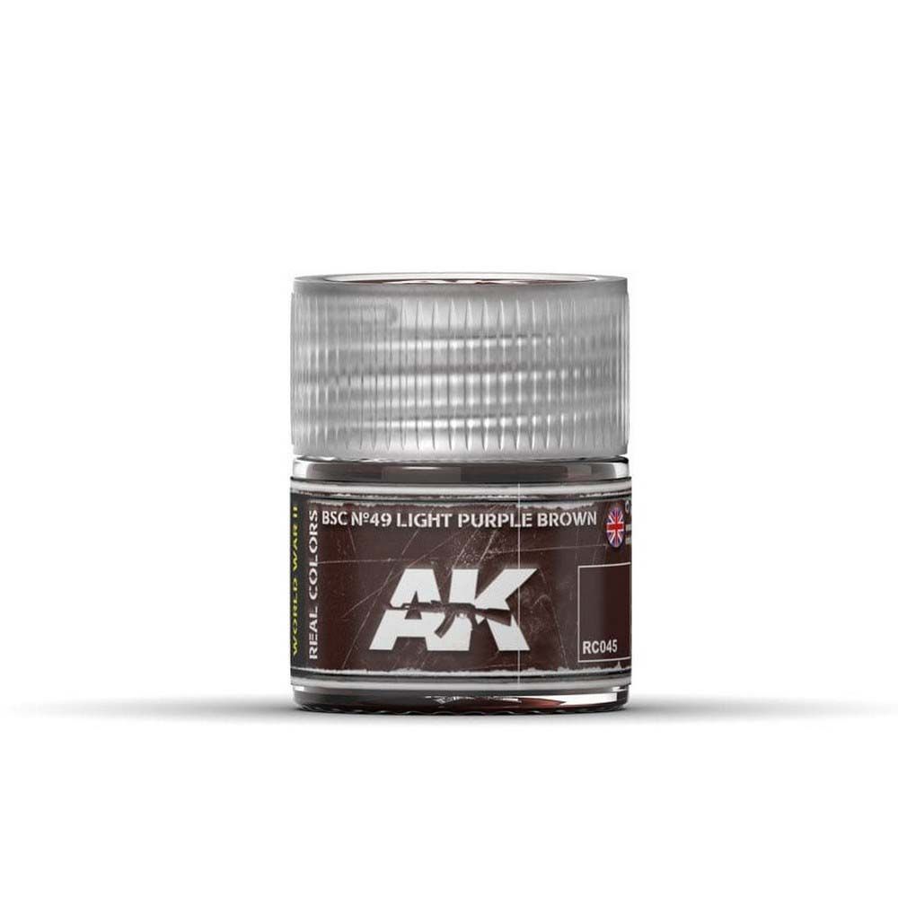 AK Real Colors Bsc Nº49 Light Purple Brown paint pot