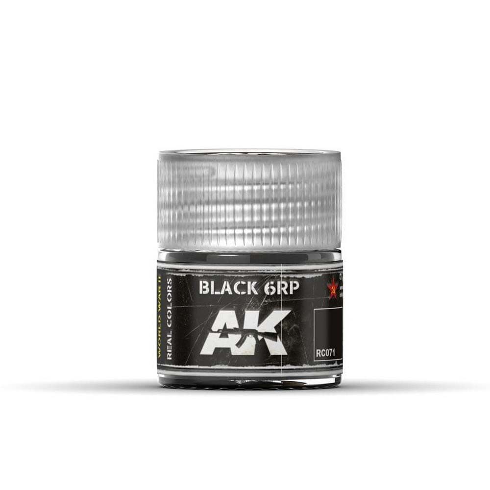 AK Real Colors Black 6rp paint pot