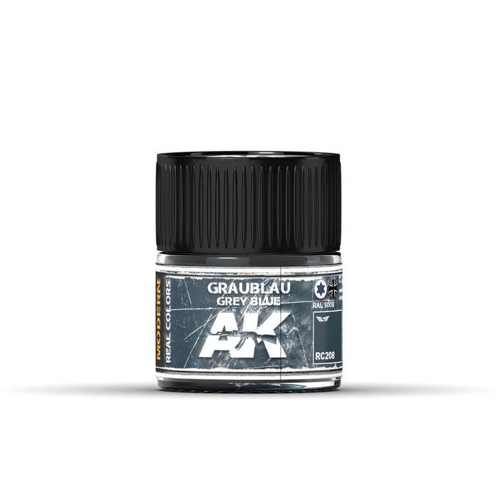 AK Real Colors Graublau-grey Blue RAL 5008 paint pot