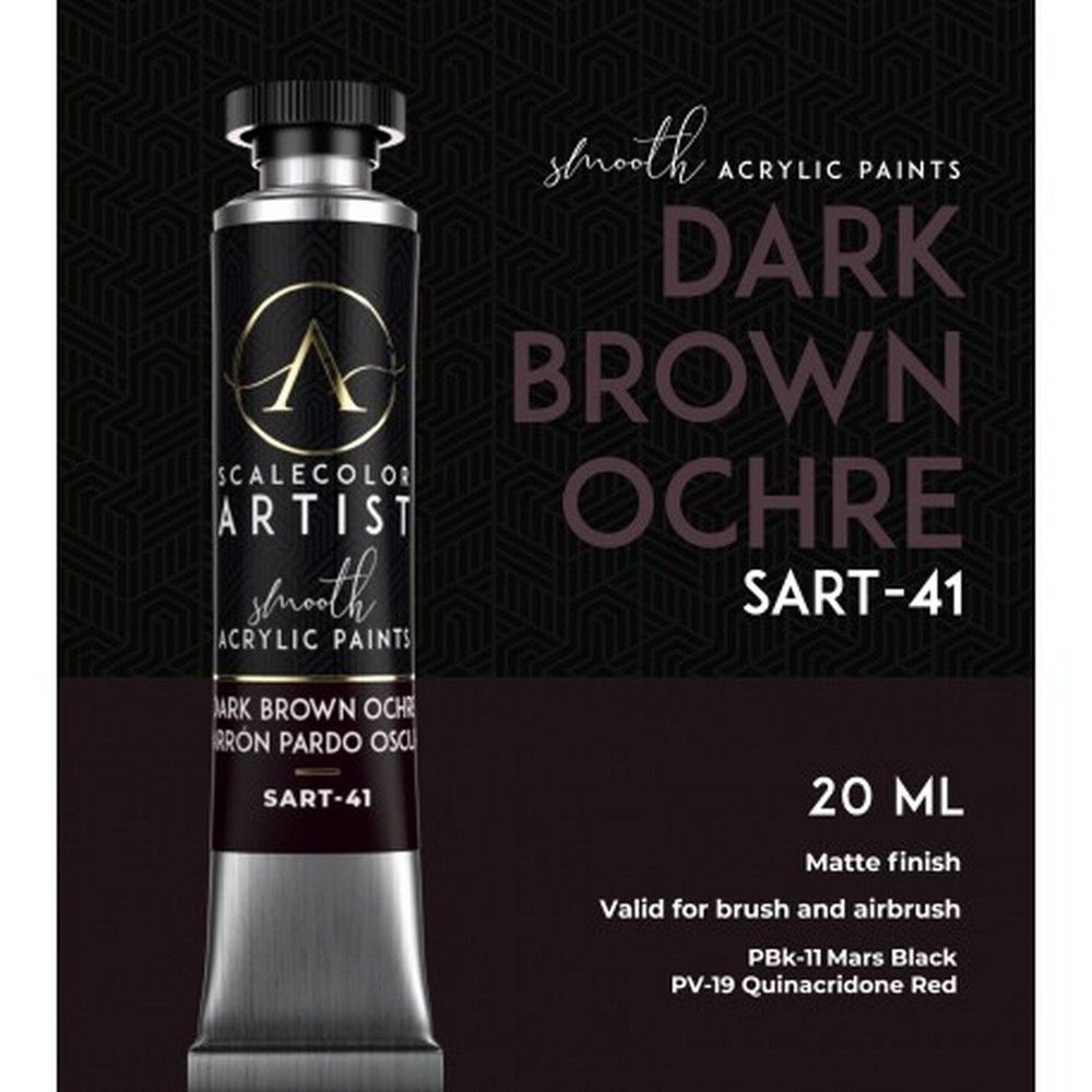 Scale75 Dark Brown Ochre paint pot