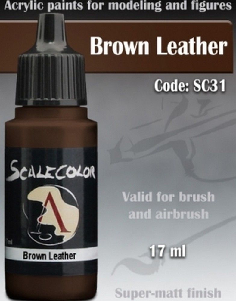 Scale75 Brown Leather paint pot