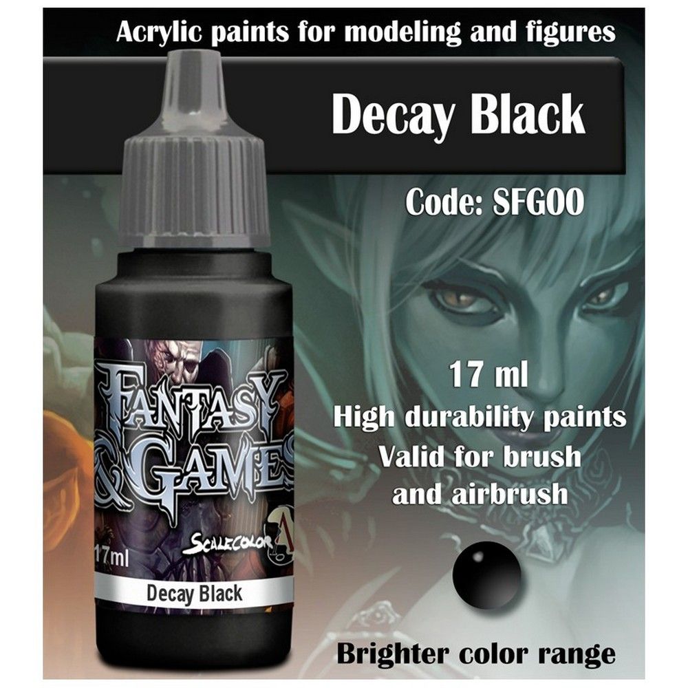 Scale75 Decay Black paint pot