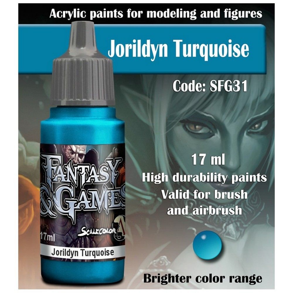 Scale75 Jorildyn Turquoise paint pot