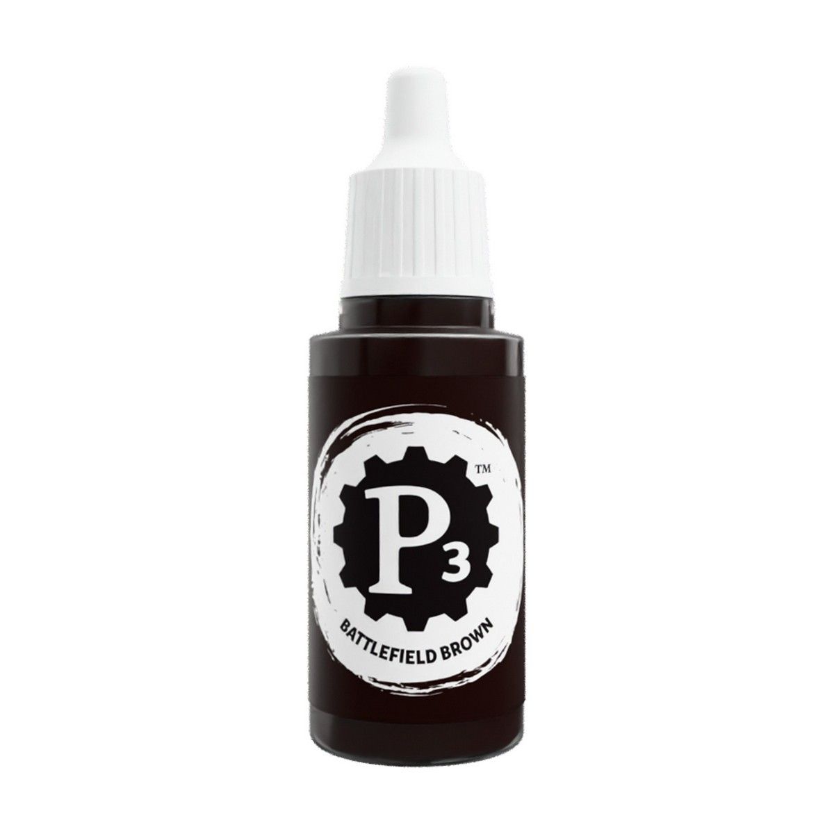 P3 Battlefield Brown paint pot
