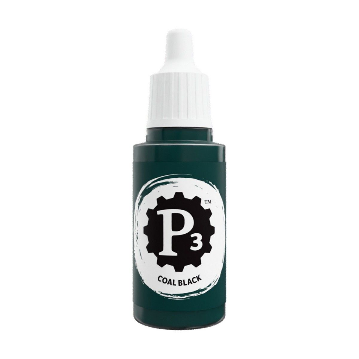 P3 Coal Black paint pot