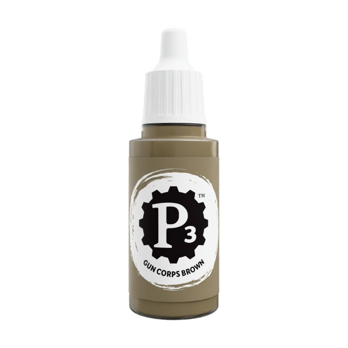 P3 Gun Corps Brown paint pot