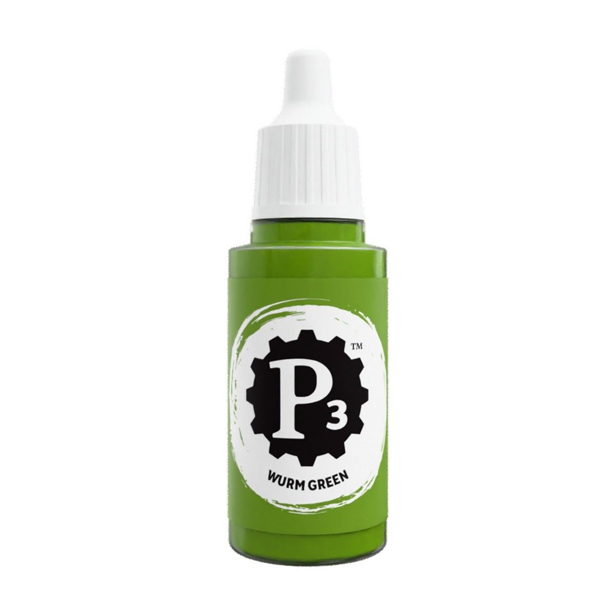 P3 Wurm Green paint pot