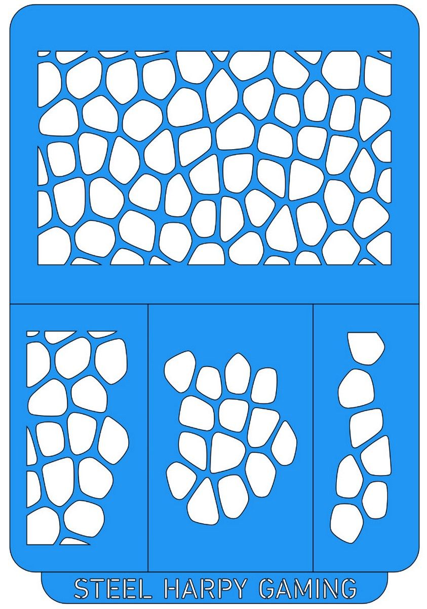 Steel Harpy Gaming Large Reptile Skin - Vinyl Stencil