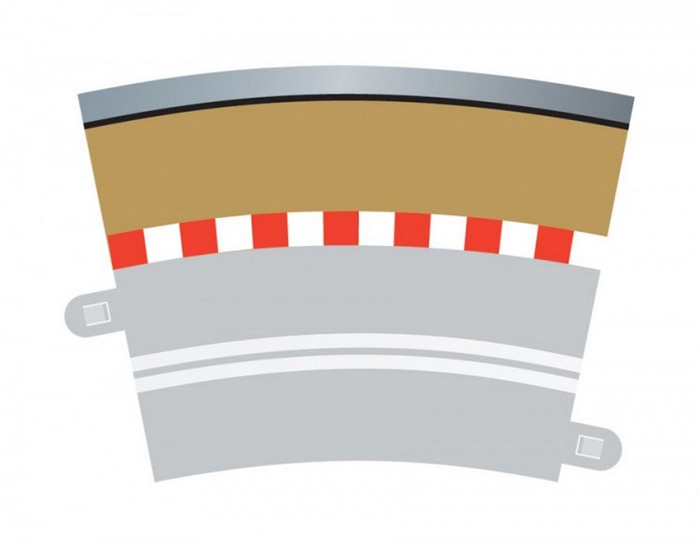 Single Lane Radius 3 Curve Outer Borders 22.5° x4