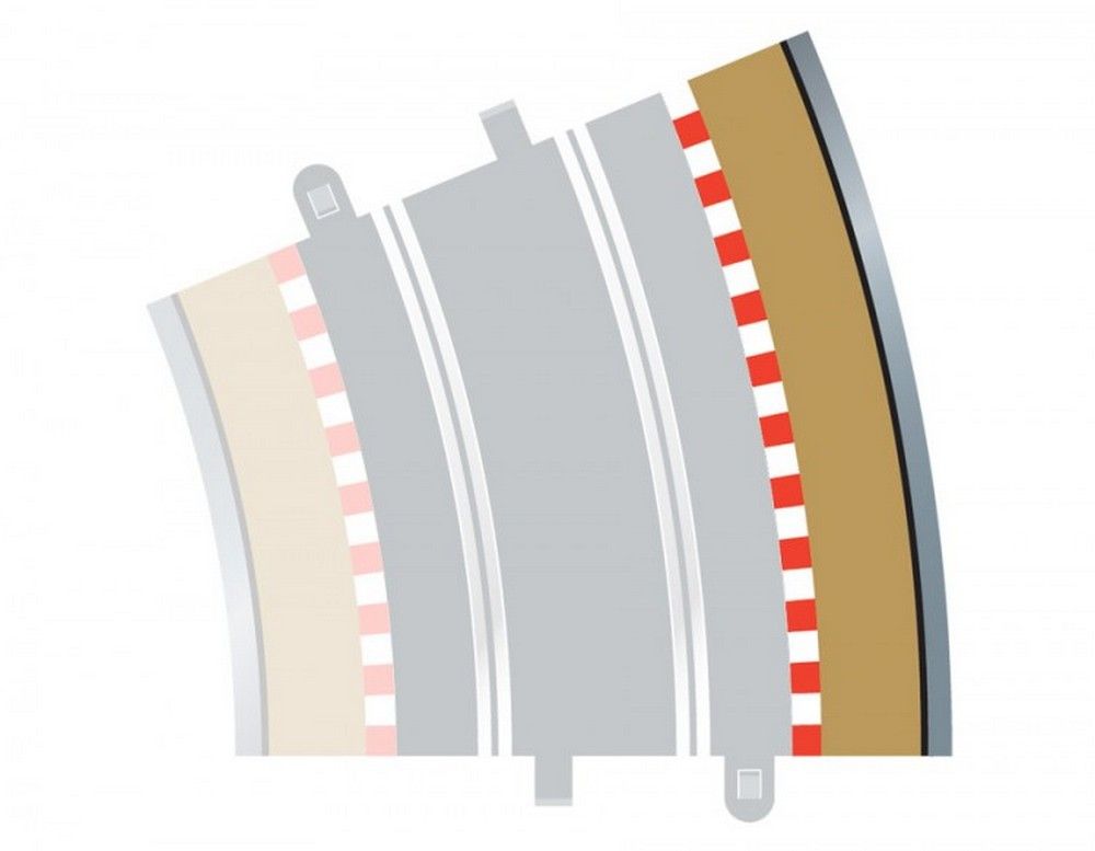 Radius 4 Curve Outer Borders 22.5° x4