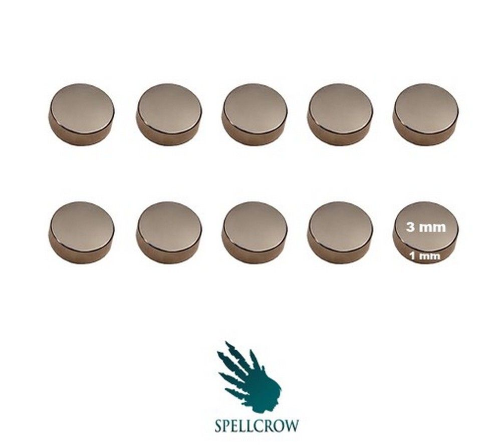 Spellcrow Neodymium Magnets 3mm x 1mm