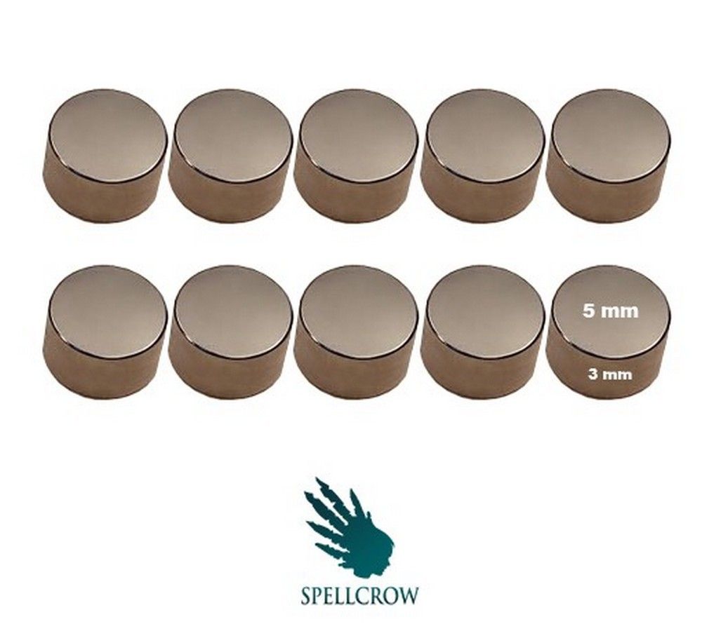 Spellcrow Neodymium Magnets 5mm x 3mm