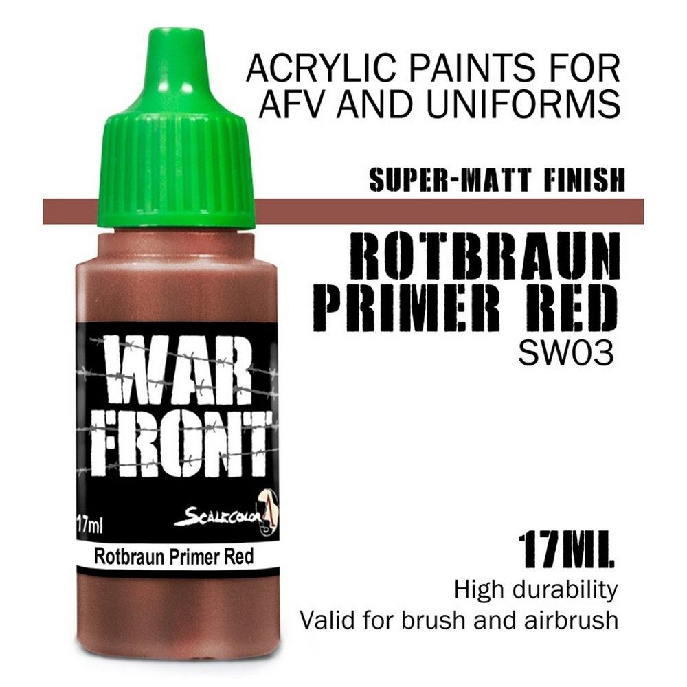 Scale75 Rotbraun Primer Red paint pot