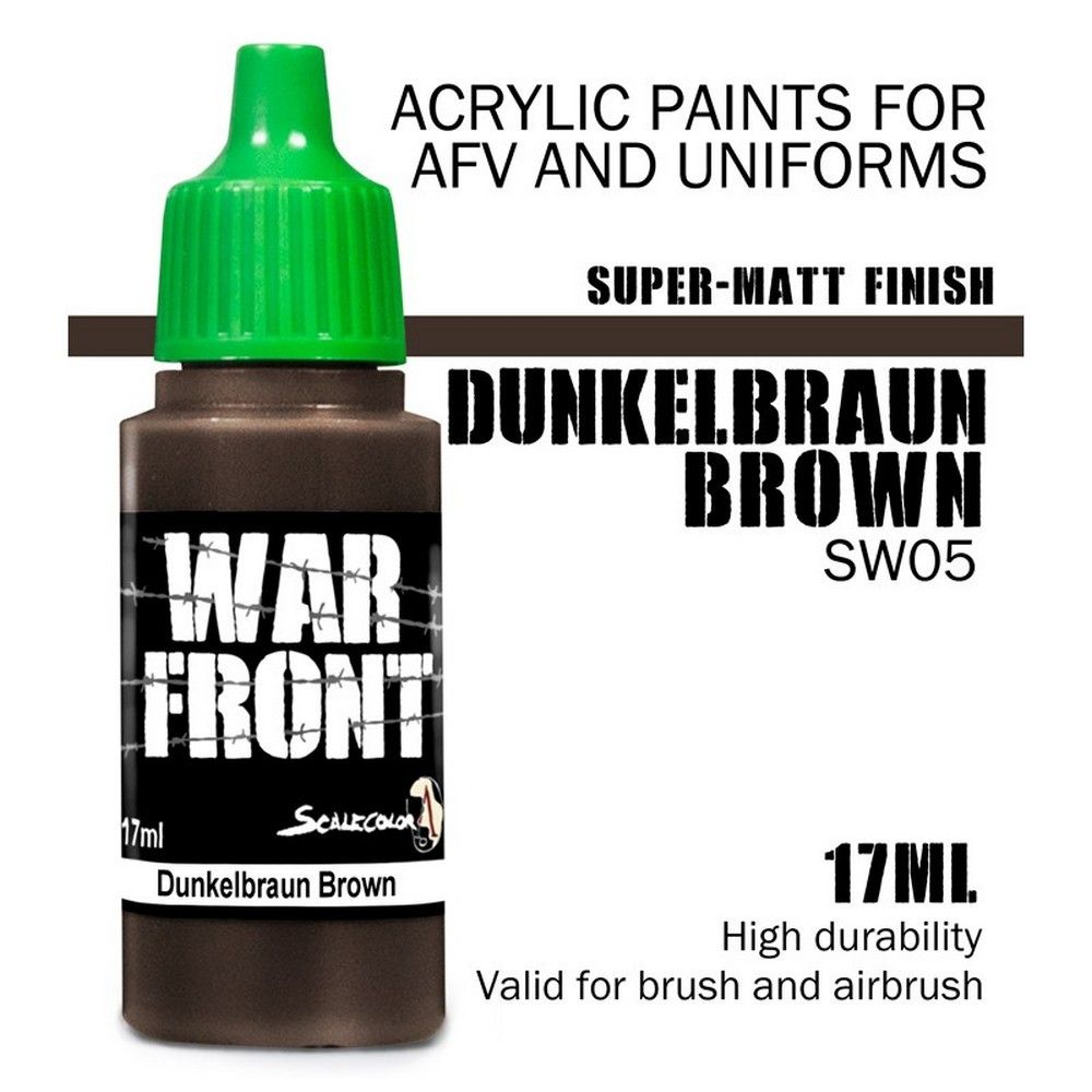Scale75 Dunkelbraun Brown paint pot