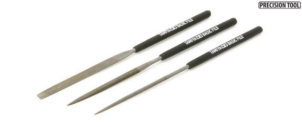 Tamiya Basic File Set (Smooth Double Cut)