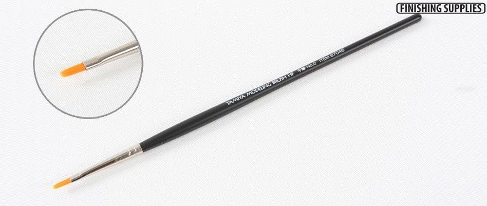 Tamiya High Finish Flat Brush No.0