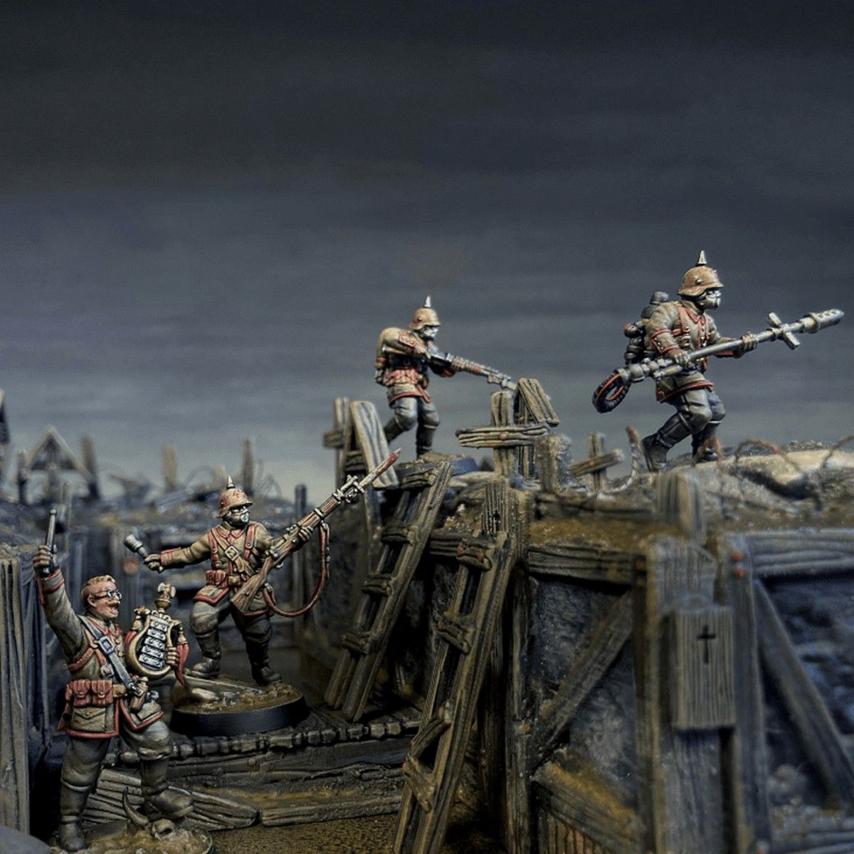 Trench Crusade: Prussian Stosstruppen Warband Archon Studio Trench Crusade: Prussian Stosstruppen Warband Archon Studio