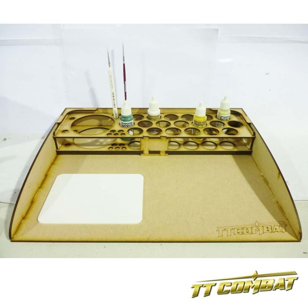 TTCombat Paint Station & Mix Palette (Vallejo / Warpaint Size)