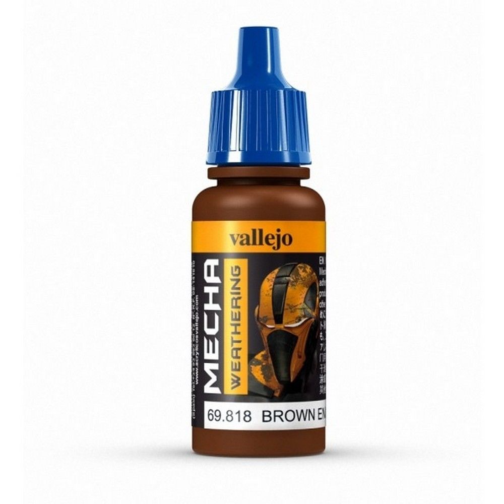 Vallejo Brown Engine Soot paint pot