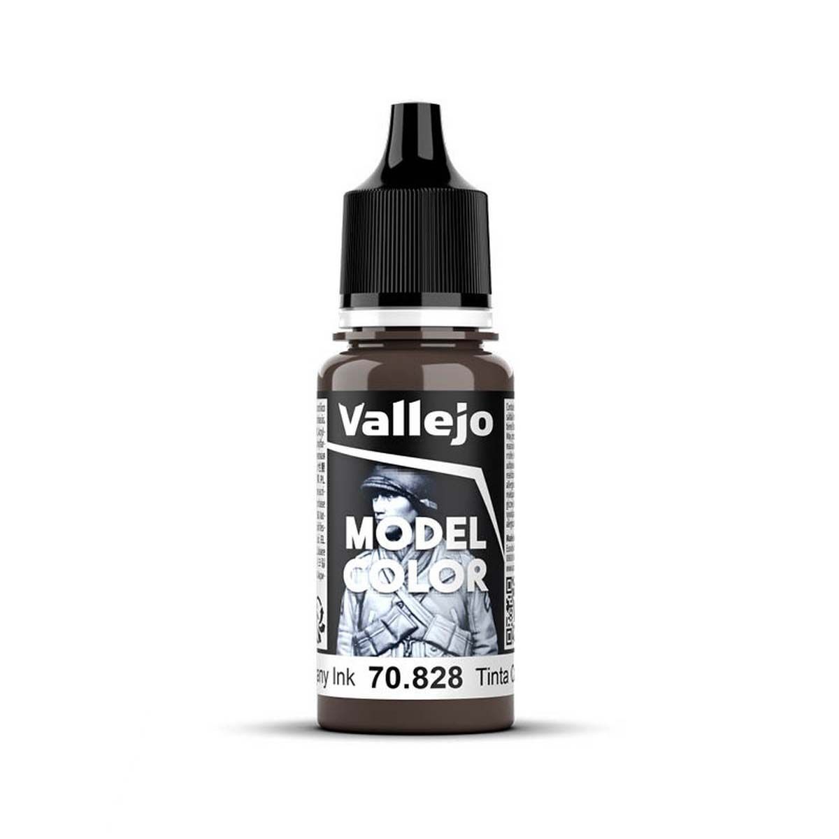 Vallejo Mahogany Ink paint pot