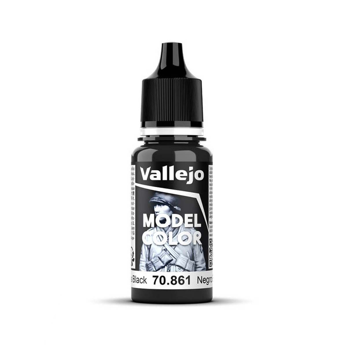 Vallejo Gloss Black paint pot