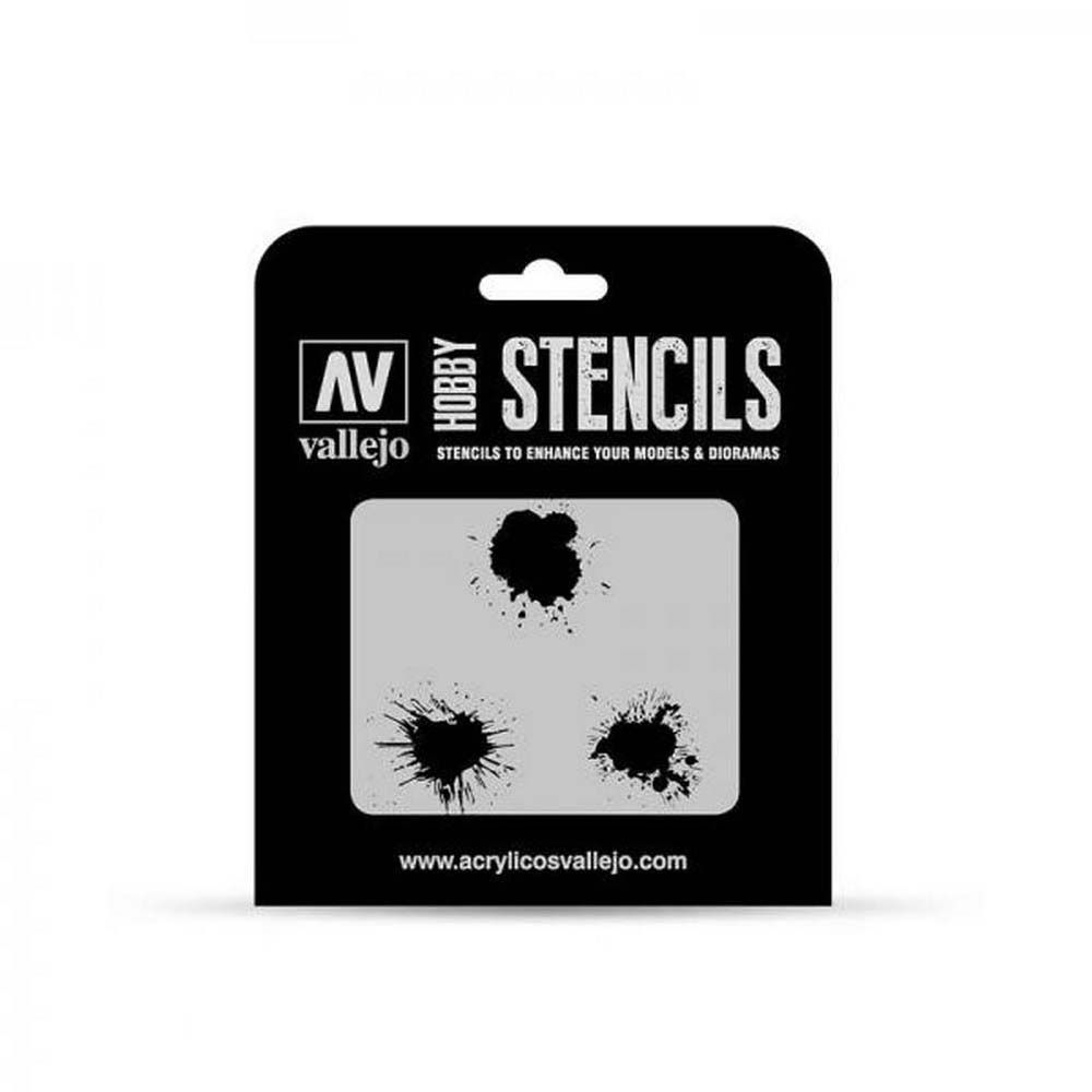 Vallejo Hobby Stencils - 1:35 Paint Stains