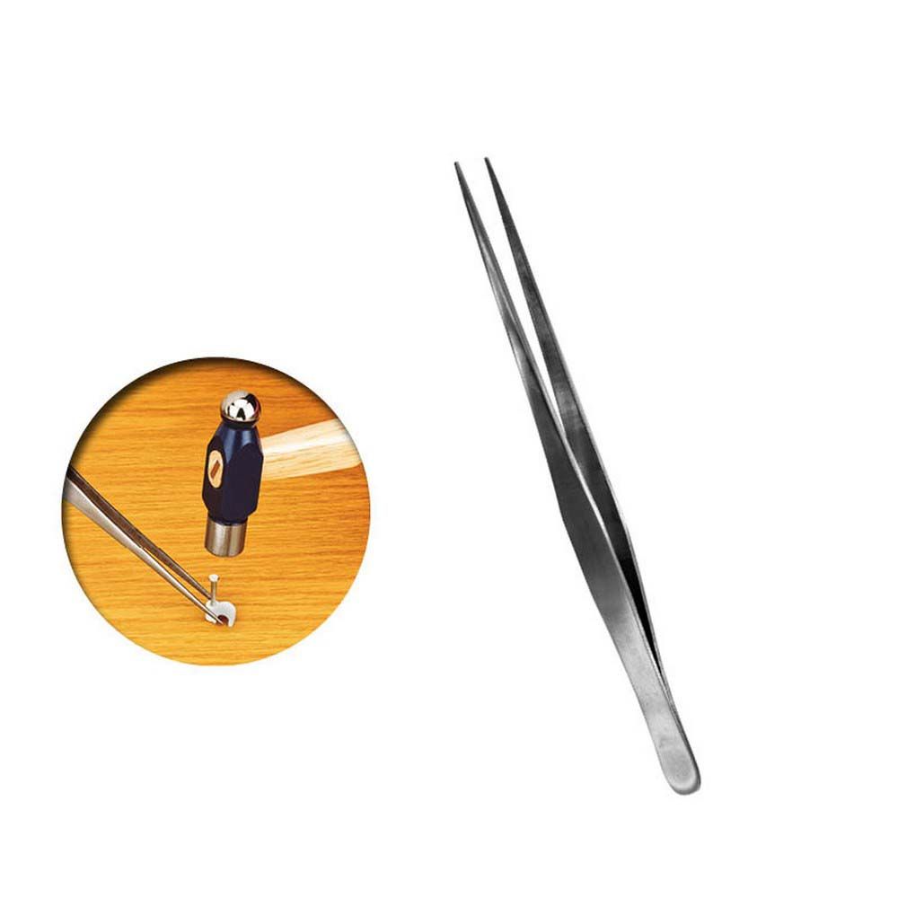 Vallejo Straight Tip Stainless Tweezers (175mm)