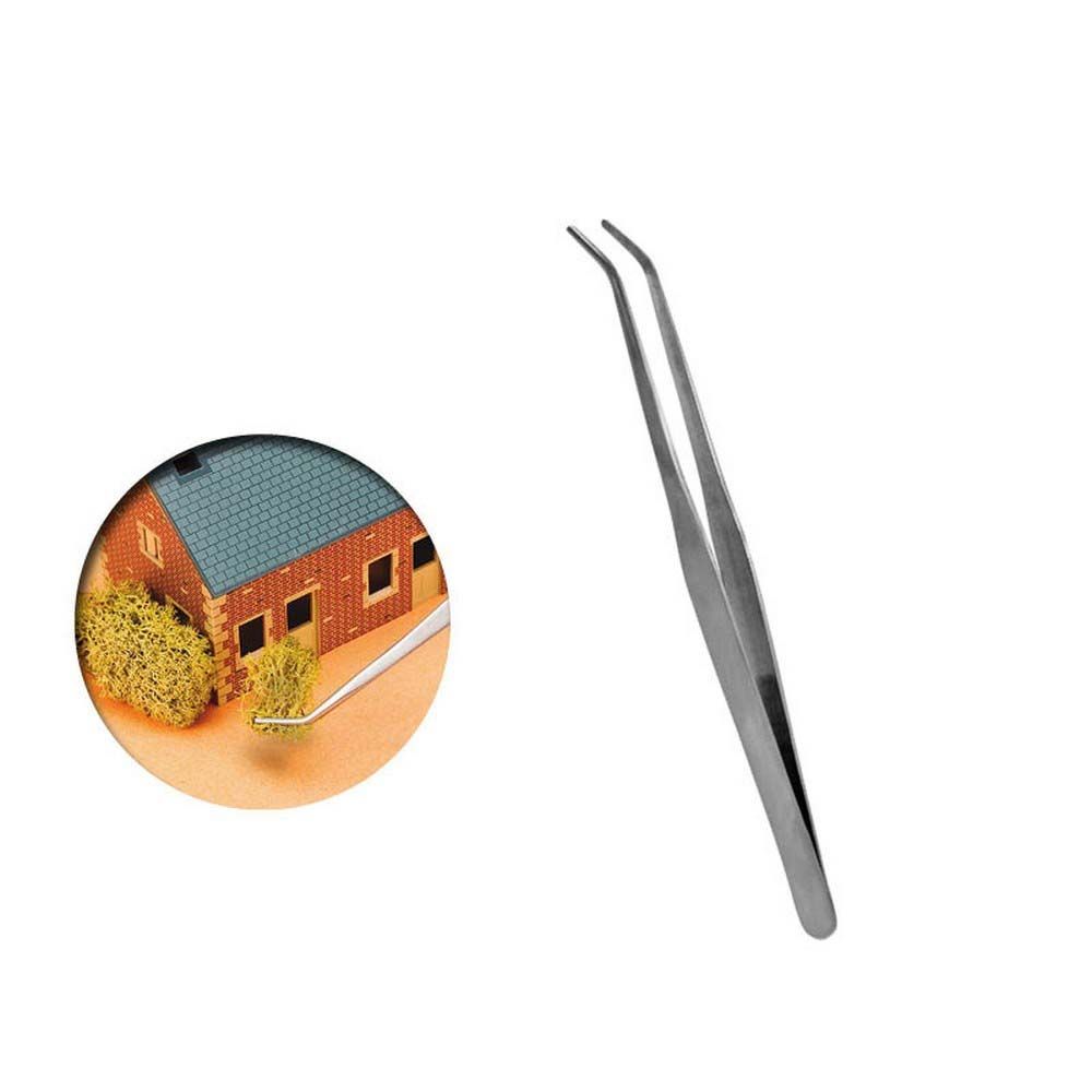 Vallejo Strong Curved Stainless Tweezers (175mm)