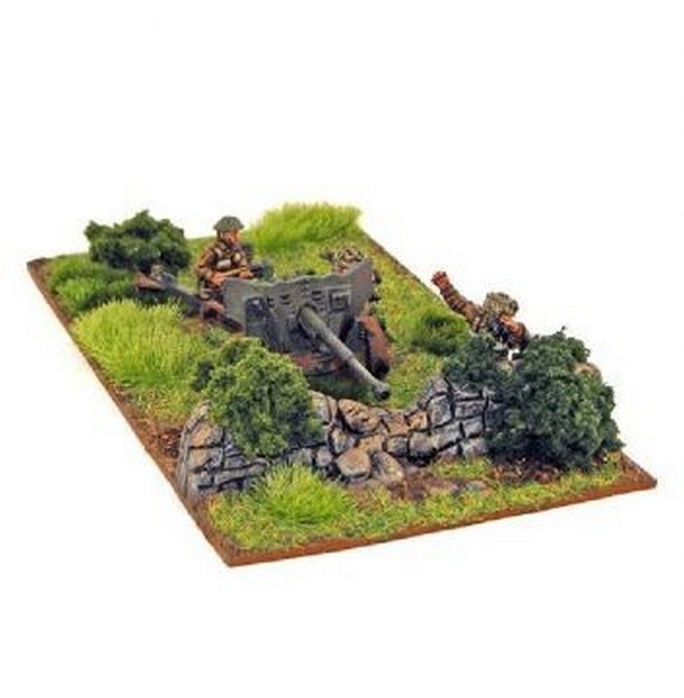 British Army 6 Pounder ATG & Crew