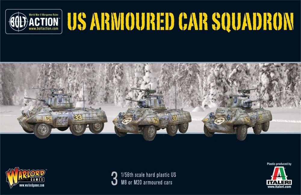 US Armoured Car Squadron M8 / M20 Greyhound Scout Cars
