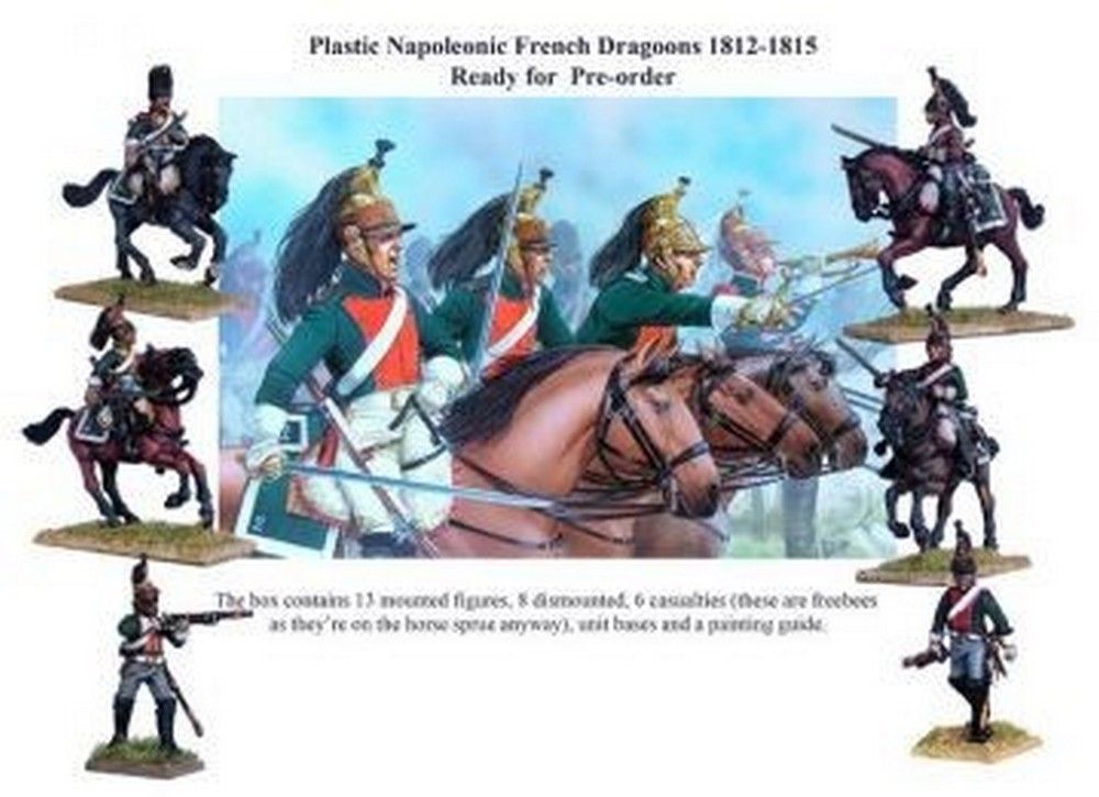 Napoleonic French Dragoons 1812-1815 Perry Miniatures FN130