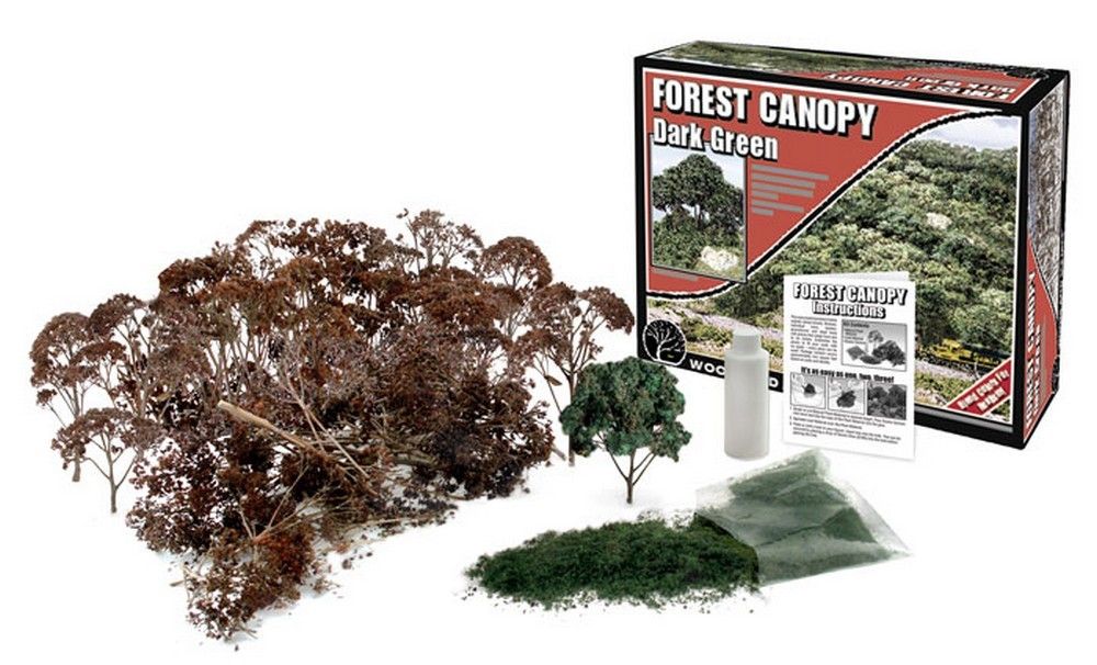 Woodland Scenics Dark Green Forest Canopy