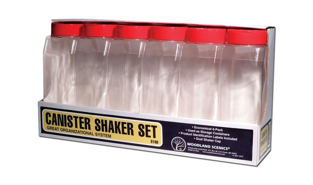 Woodland Scenics Canister Shaker Set (6)
