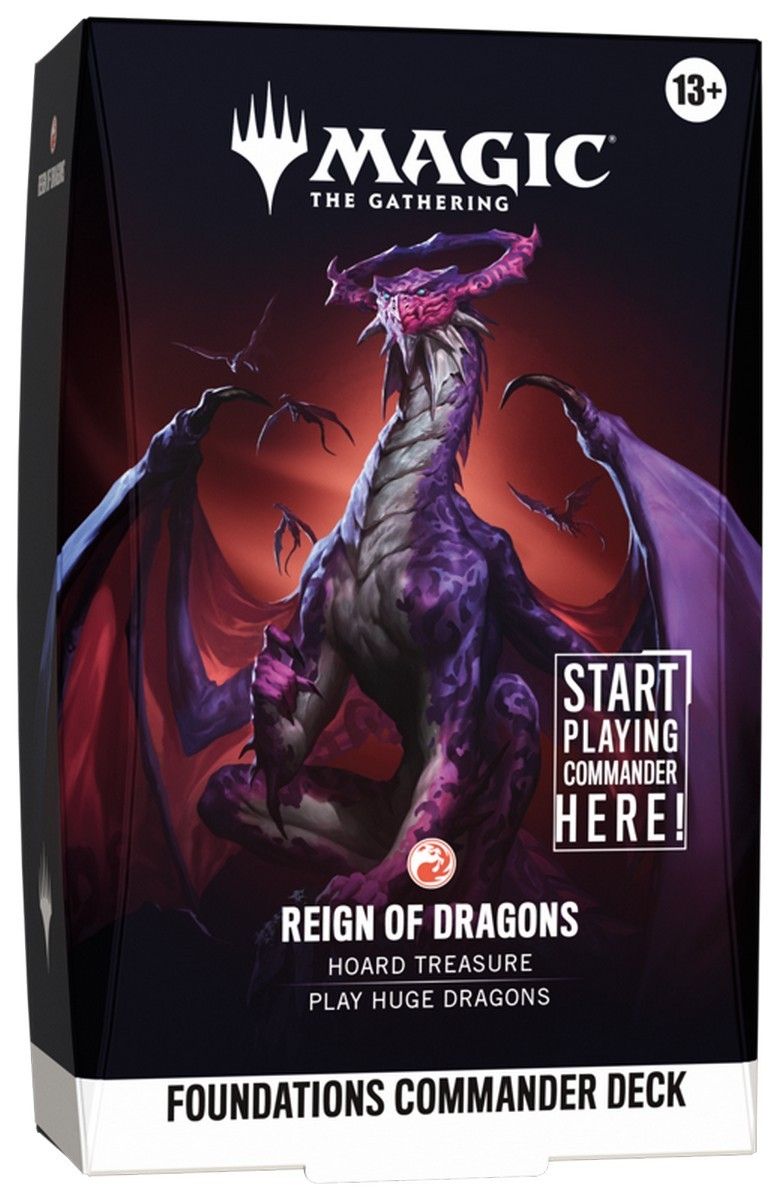 MTG: Foundations Starter Commander Deck - Reign of Dragons | Wayland Games