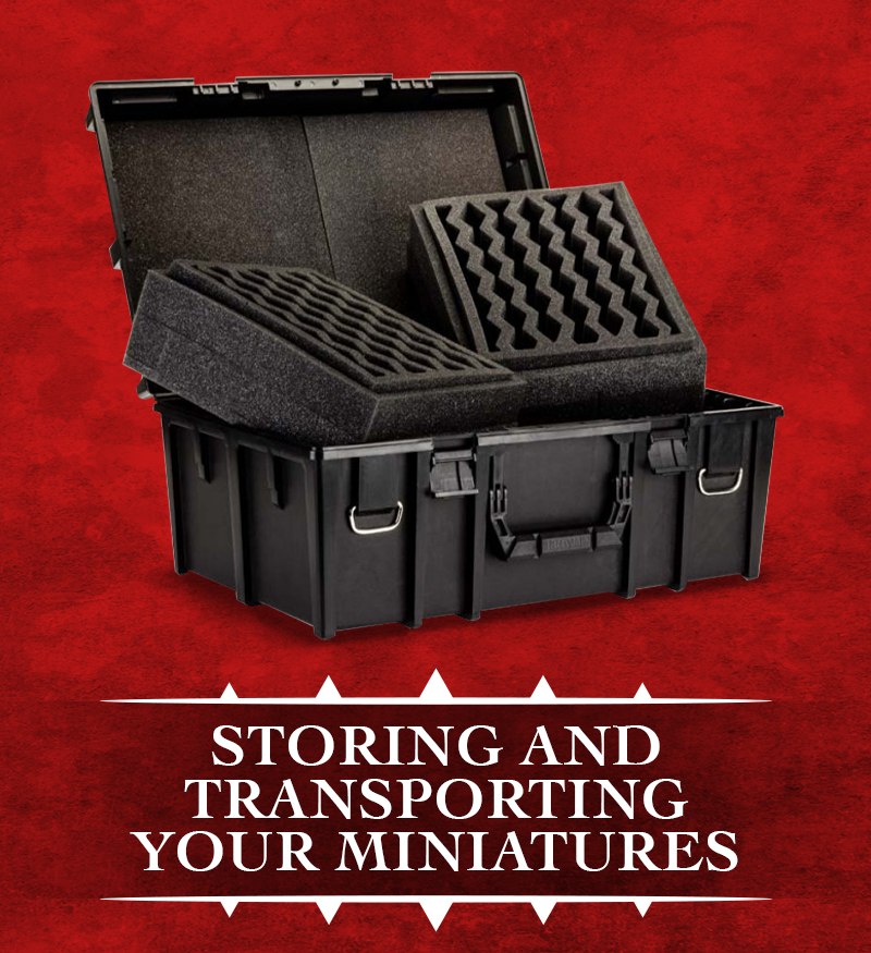 Storing and transporting your miniatures